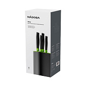Набор из 4 кухонных ножей в блоке, NADOBA, OLIVIA 724522