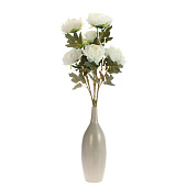 Цветы искусственные «Пион Лунная река», 12х85 см, белые, 4557814