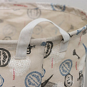  Корзина бельевая текстильная Доляна «Париж», 35х35х60 см 3572011 