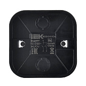 Выключатель накладной 2 клавиши, цвет сталь, IEK GLORY Выключатель накладной 2 клавиши, цвет сталь, IEK GLORY