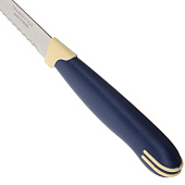 Tramontina Multicolor Нож кухонный с зубцами 12.7см, блистер, цена за 2шт., 23529/215 /871-568 