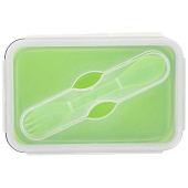 Контейнер силиконовый складной 1000мл с ловилкой (PR-FH049) PR Контейнер силиконовый складной 1000мл с ловилкой (PR-FH049) PR