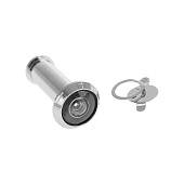  Глазок дверной ГД-3 БШт 50-75мм, d=14мм хром Аллюр 