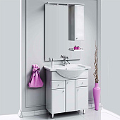 Тумба Барселона Люкс напольная с корзиной Т8/к с раковиной Стиль 85см BA0108K Aqwella Тумба Барселона Люкс напольная с корзиной Т8/к с раковиной Стиль 85см BA0108K Aqwella