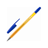 Ручка шариковая Brauberg M-500 Orange Tone, синяя, 0,7 мм, линия 0,35 мм, 143451