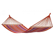 Гамак текстильный 200х100см на деревянном каркасе 100х3х2см, max=100кг. микс арт.AVSP8018 Код257982 Гамак текстильный 200х100см на деревянном каркасе 100х3х2см, max=100кг. микс арт.AVSP8018 Код257982