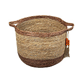 Корзина для хранения "Бразилия",470х470х330,натуральный,шоколадный UC-243 XL 