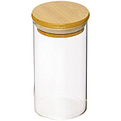 Банка с бамбук.крышкой, Д65 Ш65 В120, 350 мл, прозрачный Muj-03 Банка с бамбук.крышкой, Д65 Ш65 В120, 350 мл, прозрачный Muj-03