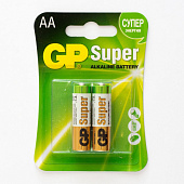  Батарейка AAA Alkaline LR03, 2шт, GP Super 