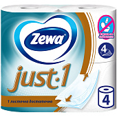 Туалетная бумага Зева 4-сл Джаст 4 шт Туалетная бумага Зева 4-сл Джаст 4 шт