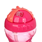 Поильник с силиконовой трубочкой, 340 мл., Розовый 10792859 Поильник с силиконовой трубочкой, 340 мл., Розовый 10792859