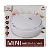 Игрушка Пылесос-робот с аккумулятором 4V в комплекте, с USB Размер в упаковке: 16,8х6,3х16,8см, MFT267215 Игрушка Пылесос-робот с аккумулятором 4V в комплекте, с USB Размер в упаковке: 16,8х6,3х16,8см, MFT267215