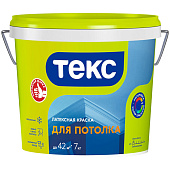 Краска латексная для потолков Текс Универсал 7кг Краска латексная для потолков Текс Универсал 7кг