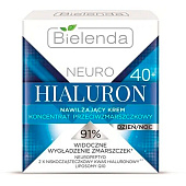  Крем для лица увлажняющий Bielenda Neuro Hialuron омолаживающий 40+, 50мл 