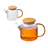  Чайник заварочный Leonord AROMA 1л из боросиликатного стекла, 105040 