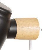 Бра модерн Норди 40Вт Е14 черный /BayerLux Бра модерн Норди 40Вт Е14 черный /BayerLux