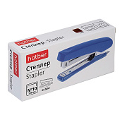 Степлер №10 16л Hatber, ассорти, пластик, с встроенным антистеплером, /DS_085961/