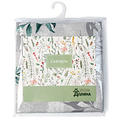  Скатерть (рогожка) 144х220 Доляна Tropics 7533956 