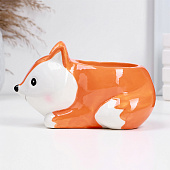 Кашпо "Лиса Алиса" 14х9х8см 10631593 Кашпо "Лиса Алиса" 14х9х8см 10631593