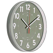 Часы настенные круг d=25см, цвет оливковый "Классика" Рубин 2524-019 Часы настенные круг d=25см, цвет оливковый "Классика" Рубин 2524-019