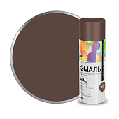  Эмаль аэрозольная Лакра RAL 8011 Коричневая 