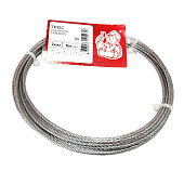 Трос стальной DIN 3055 2мм (5 м) Трос стальной DIN 3055 2мм (5 м)