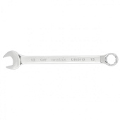  Ключ комбинированный 13мм, CrV, полированный хром 