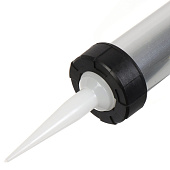  Пистолет для герметика, 600мл, закрытый, Jober, алюминиевый корпус 