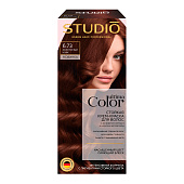 Крем-краска для волос Студио Ultima color 6.73 Золотистый кофе