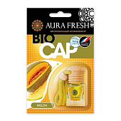 Ароматизатор подвесной бутыл. AURA FRESH BIO CAP 6мл Melon Ароматизатор подвесной бутыл. AURA FRESH BIO CAP 6мл Melon