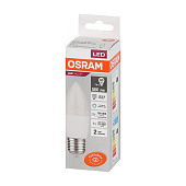 Лампа LED 7Вт Е27, свеча, 6500К холодный OSRAM