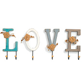  Крючки для одежды декоративные TAKE IT EASY «Love — буква с крючком» 7381522 