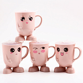 Кружка детская с крышкой, 270 мл., цвет и рисунок МИКС 3973802 Кружка детская с крышкой, 270 мл., цвет и рисунок МИКС 3973802