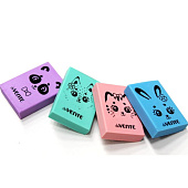 Ластик deVENTE 32х23х7мм 100% CUTE синтетический каучук прямоуг.цветной dust-free 4070101 Ластик deVENTE 32х23х7мм 100% CUTE синтетический каучук прямоуг.цветной dust-free 4070101