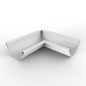  Угол желоба внутренний 90° 125/90 Optima, Белый Ral:9003 