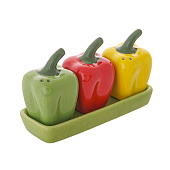 Набор для специй на подставке Repast Rich harvest Перцы 61469 Набор для специй на подставке Repast Rich harvest Перцы 61469