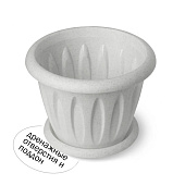  Горшок "Фелиция" 10,4л D320 Мрамор с/п (8) АП С106М 