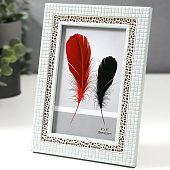 Фоторамка 10х15 пластик Мозаика и золотая слюда 5375896 Фоторамка 10х15 пластик Мозаика и золотая слюда 5375896