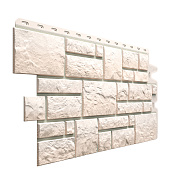 Фасадная панель Docke PREMIUM BURG (Бург) Белый 1072х472мм