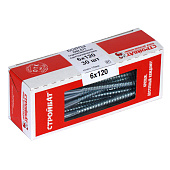  Болт сантехнический DIN 571  6х120 (белый цинк 30 шт) 