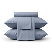 Комплект постельного белья Verossa Indigo 775866, евро, меланж, 4 наволочки, 2515 Комплект постельного белья Verossa Indigo 775866, евро, меланж, 4 наволочки, 2515