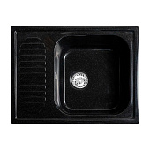 Мойка кварцевая прямоугольная глянцевая 640х490мм черная AG5C1 Agata Мойка кварцевая прямоугольная глянцевая 640х490мм черная AG5C1 Agata