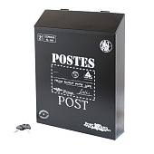 Ящик почтовый 290х220мм, черный, Аллюр   Ящик почтовый 290х220мм, черный, Аллюр