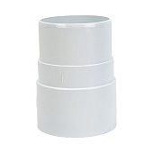 Муфта трубы ПВХ D125/82 белый /Технониколь Муфта трубы ПВХ D125/82 белый /Технониколь