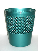 Корзина для бумаг 12л deVENTE Simple круглая сетчатая зеленый перламутр (12) /4106503/ Корзина для бумаг 12л deVENTE Simple круглая сетчатая зеленый перламутр (12) /4106503/