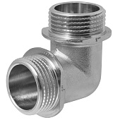 Угольник 3/4" НН с ограничителем ник Угольник 3/4" НН с ограничителем ник