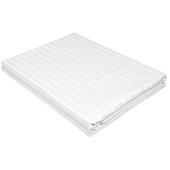  Mariya DeLuxe, простынь, 150х220, хлопок 100%, арт.Б-ПР-150-(140гр) Белый 