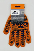  Перчатки х/б с ПВХ, р.10, 10класс, цвет оранжевый, LADONI ар.526 
