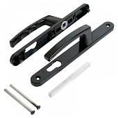  Ручки для дверей БУЛАТ 85.25.67 м/о 85мм, черный, с пружиной 