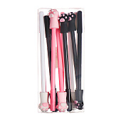  Ручка гелевая прикол Лапка, тонированный корпус, микс, 10553703 